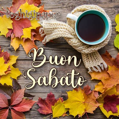 buon sabato autunnale